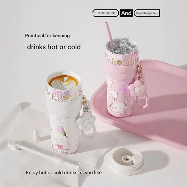 Como uma xícara de café refrigerada mantém sua bebida fresca?