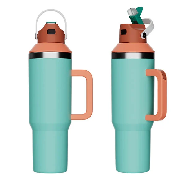 40oz de copo de gelo em aço inoxidável com adaptador de sabor