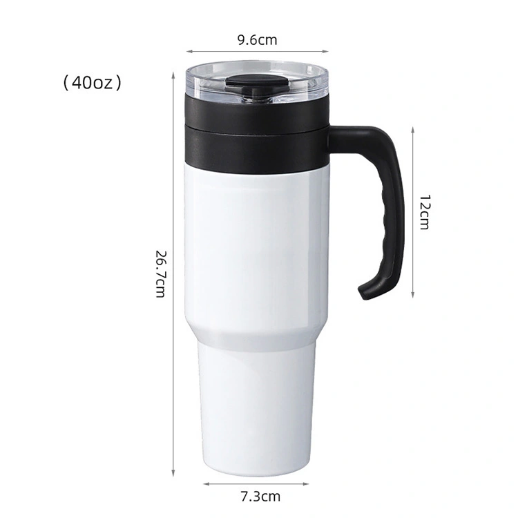 Tumbler de 40 onças com tampa